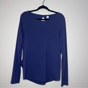Old Navy Classic Blue Long Sleeve Tee